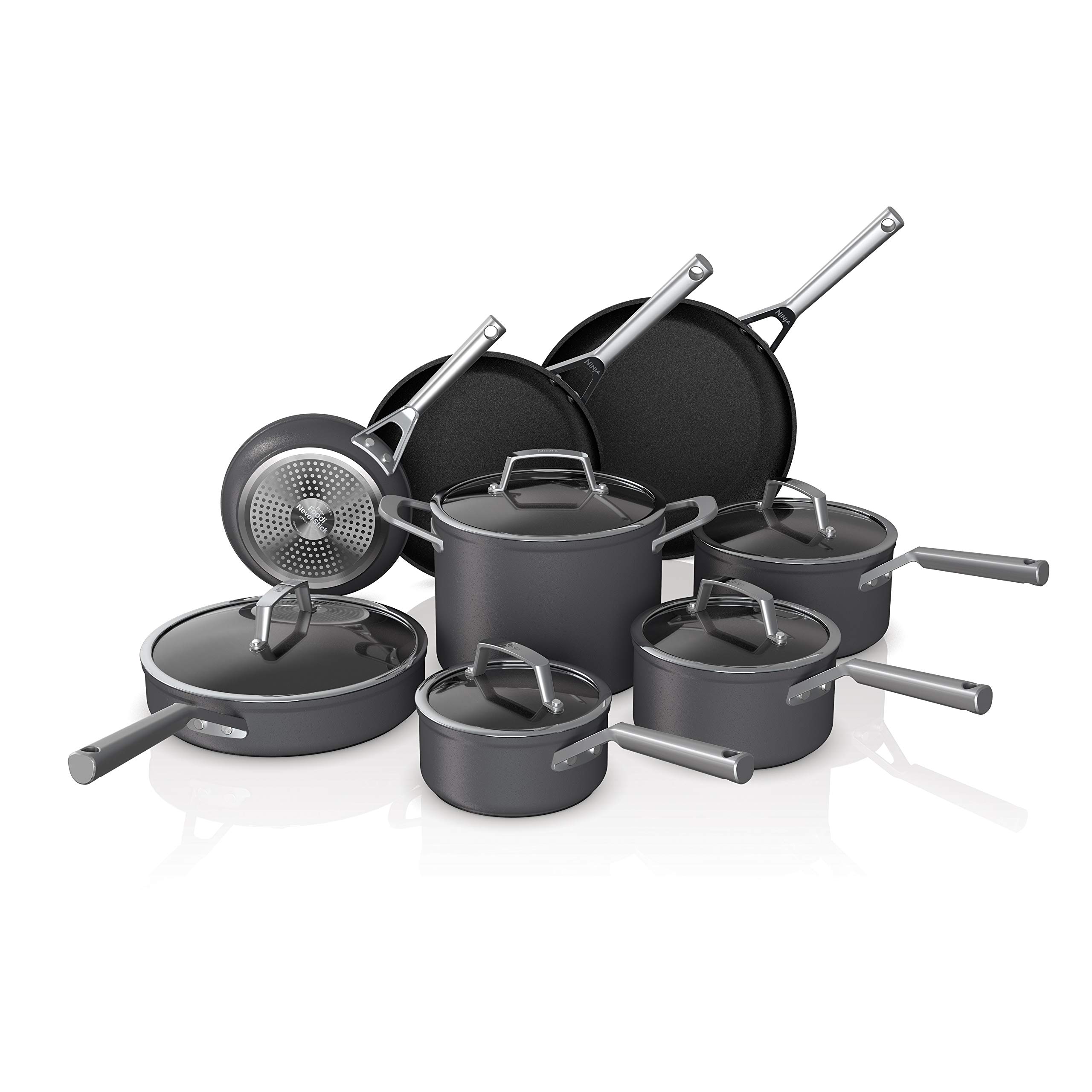 Ninja C39600C, Foodi NeverStick Premium Hard-Anodized 13-Piece